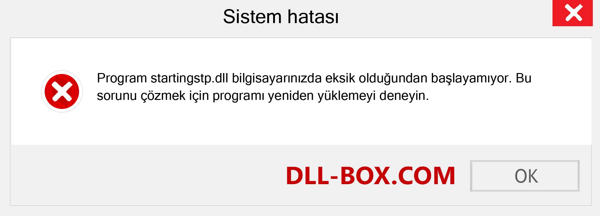 startingstp.dll dosyası eksik mi? Windows 7, 8, 10 için İndirin - Windows'ta startingstp dll Eksik Hatasını Düzeltin, fotoğraflar, resimler